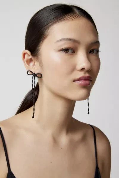 Urban Outfitters Rhinestone Bow Earring 1