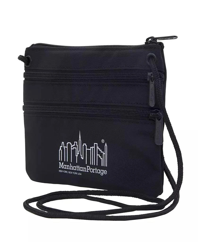 Manhattan Portage Triple Zipper Crossbody Pouch 3