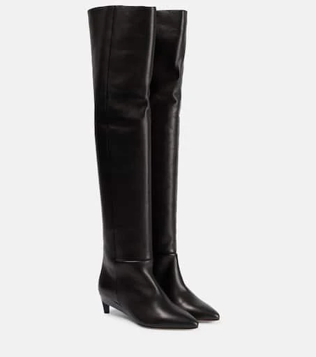 Isabel Marant Lisali leather over-the-knee boots 1