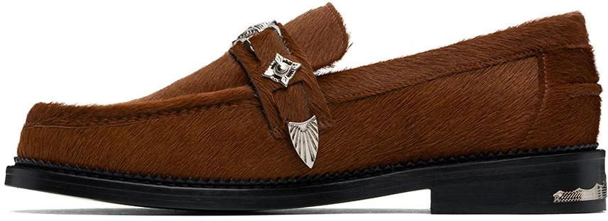 Toga Virilis SSENSE Exclusive Brown Loafers 3