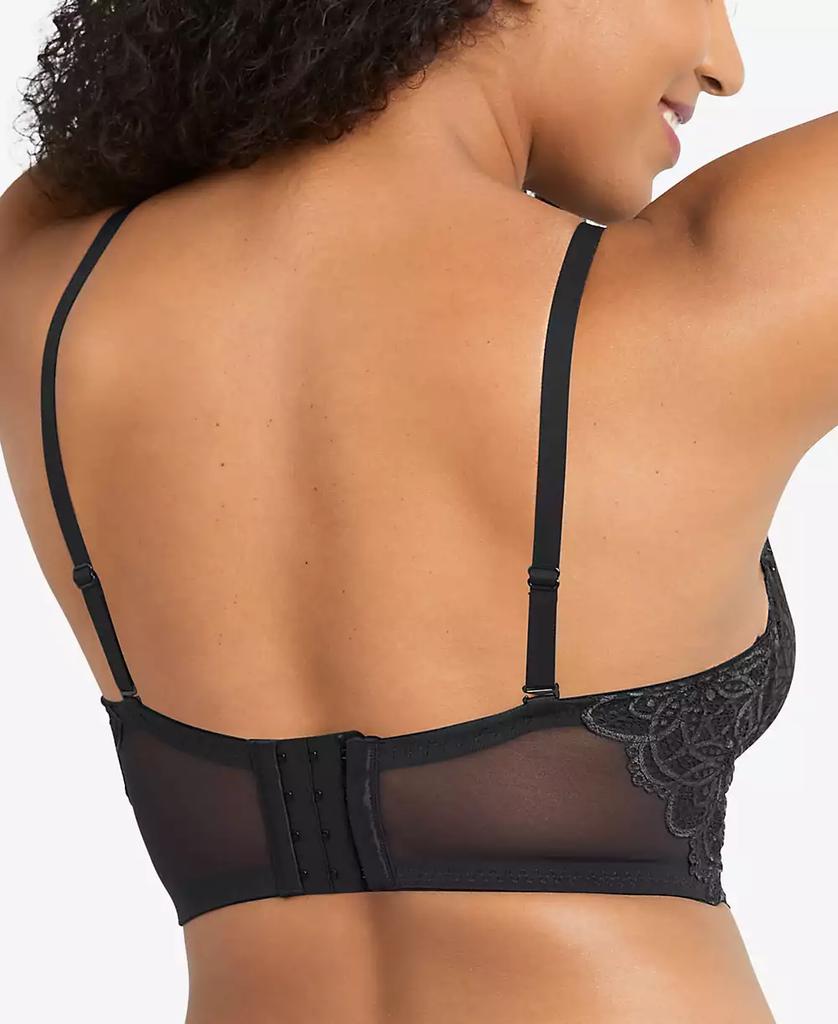 Maidenform Pure Comfort Lace & Mesh Longline Wireless Bralette DM1188