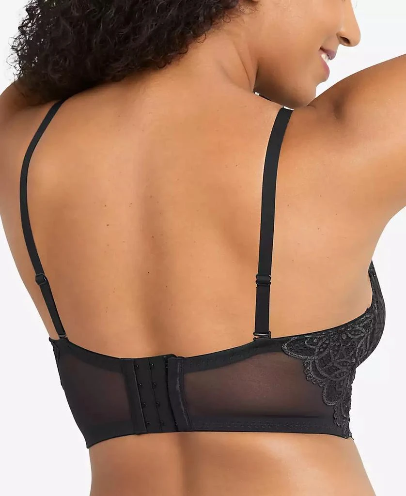 Maidenform Pure Comfort Lace & Mesh Longline Wireless Bralette DM1188 2