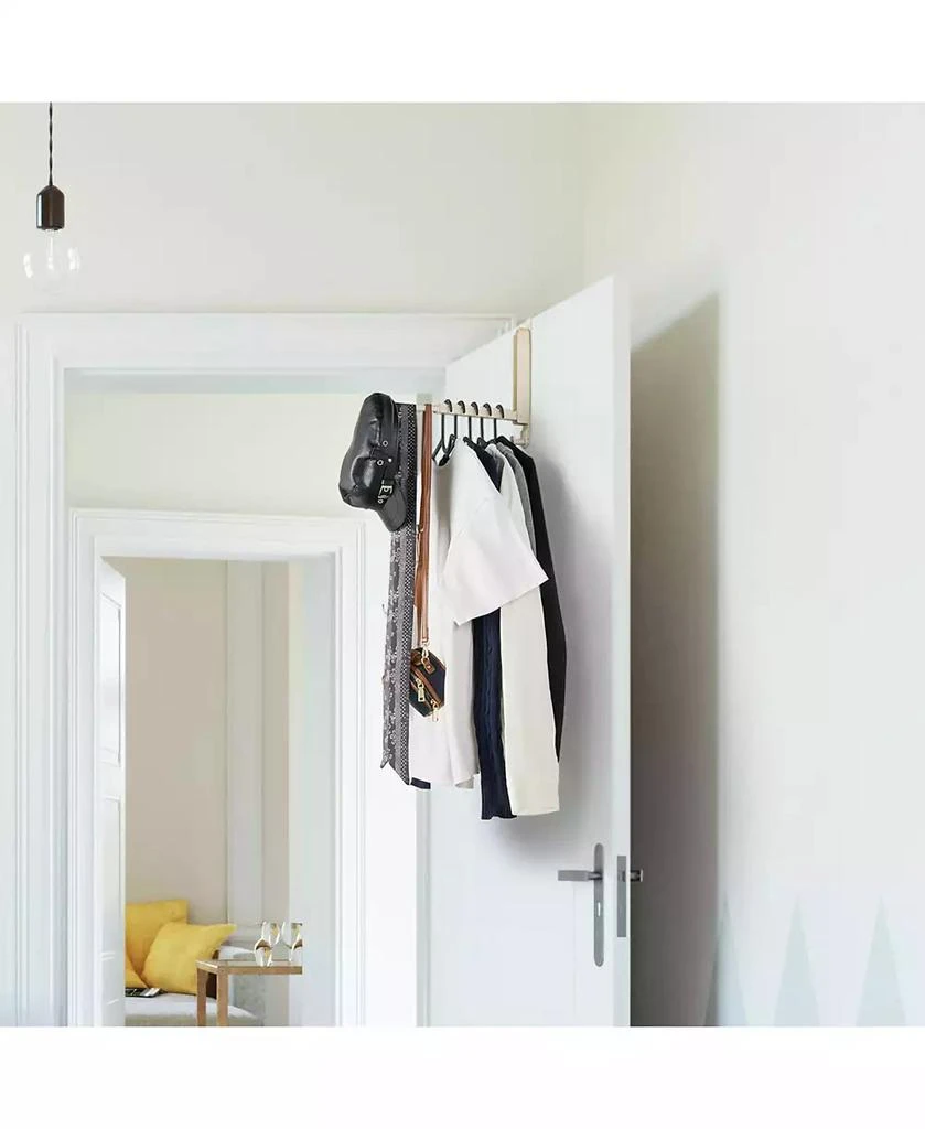 Sorbus Foldable Over Door Heavy-Duty Hanger - Space Saving Organizer, No Tool Assembly 3