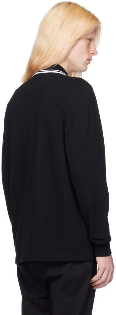 Fred Perry Black 'The Fred Perry' Long Sleeve Polo 3