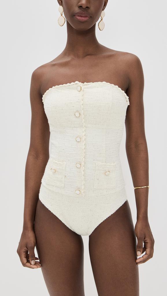 SIMKHAI Natalie Strapless One Piece
