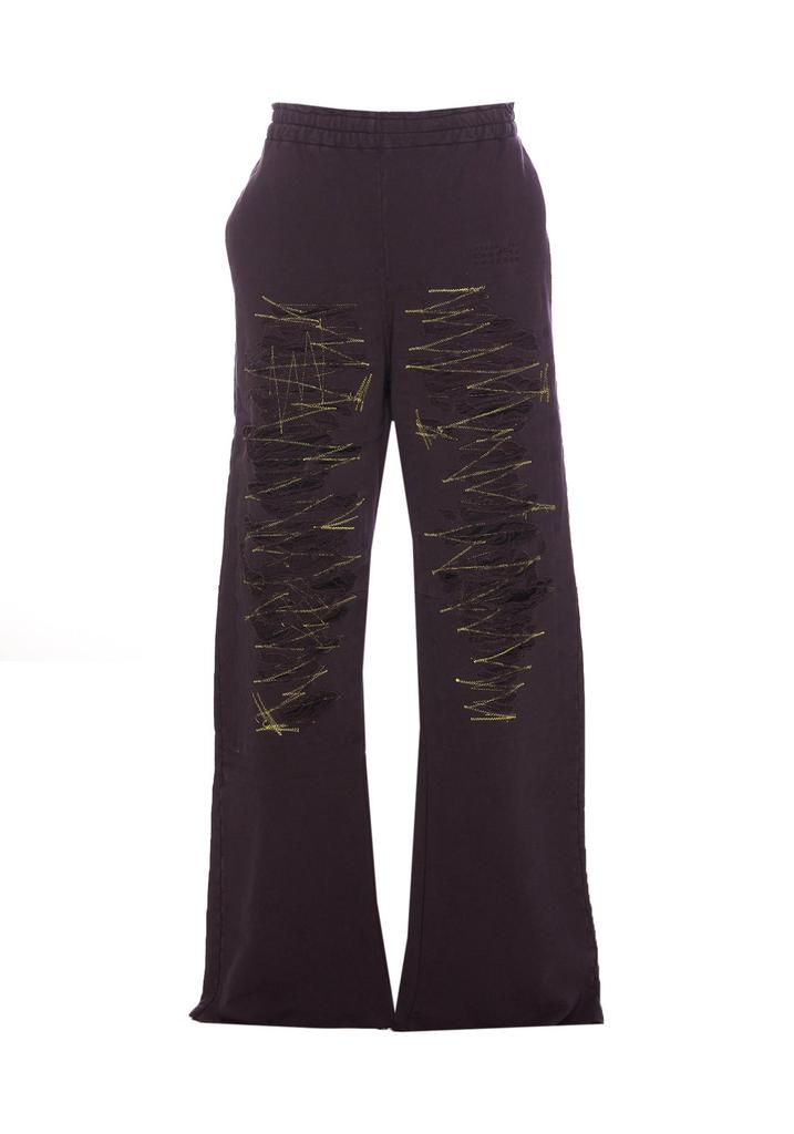 MM6 Maison Margiela Numbers-Motif Wide-Leg Track Pants – On