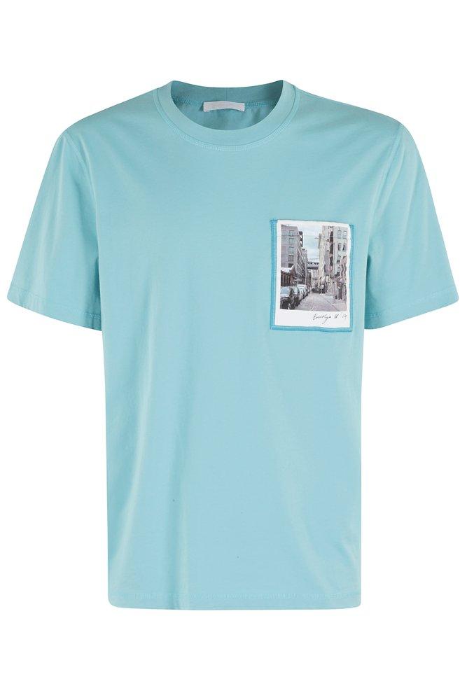 Helmut Lang Helmut Lang Postcard Crewneck T-Shirt