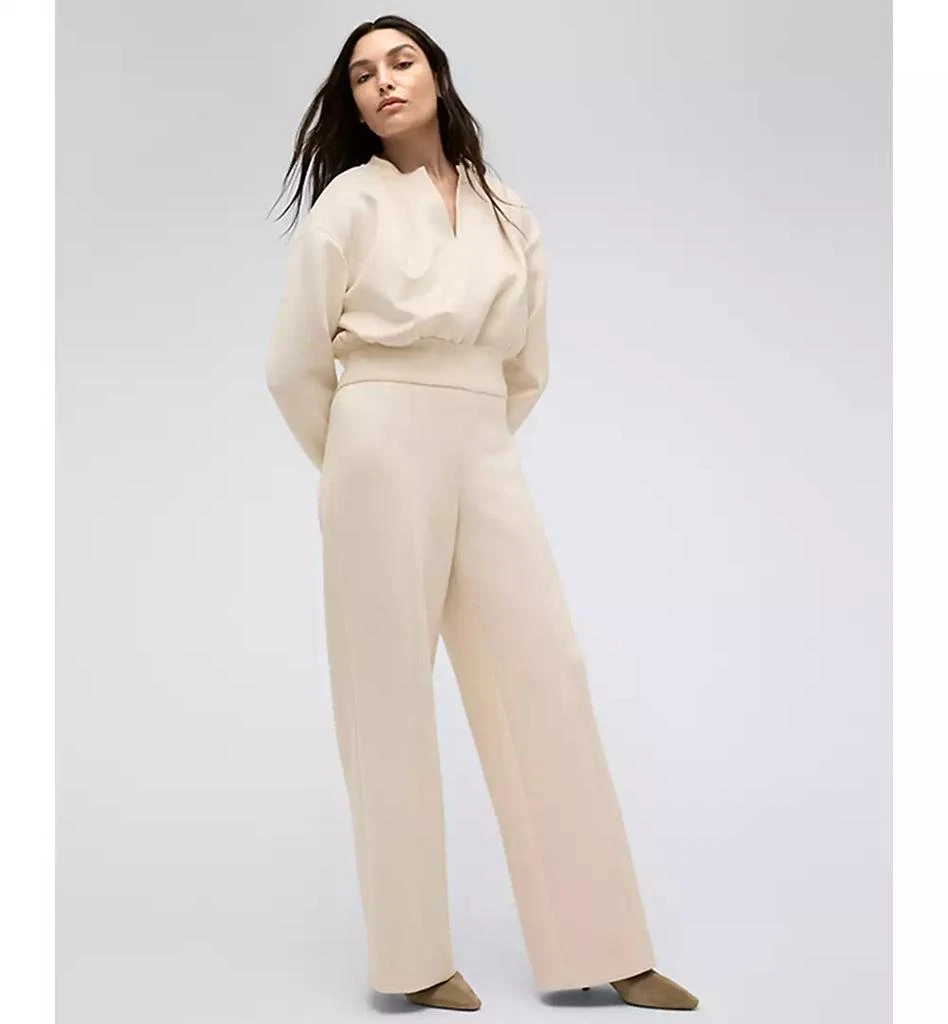 Kenneth Cole Women's High-Rise Pull-On Hollywood Waist Wide-Leg Pants 4