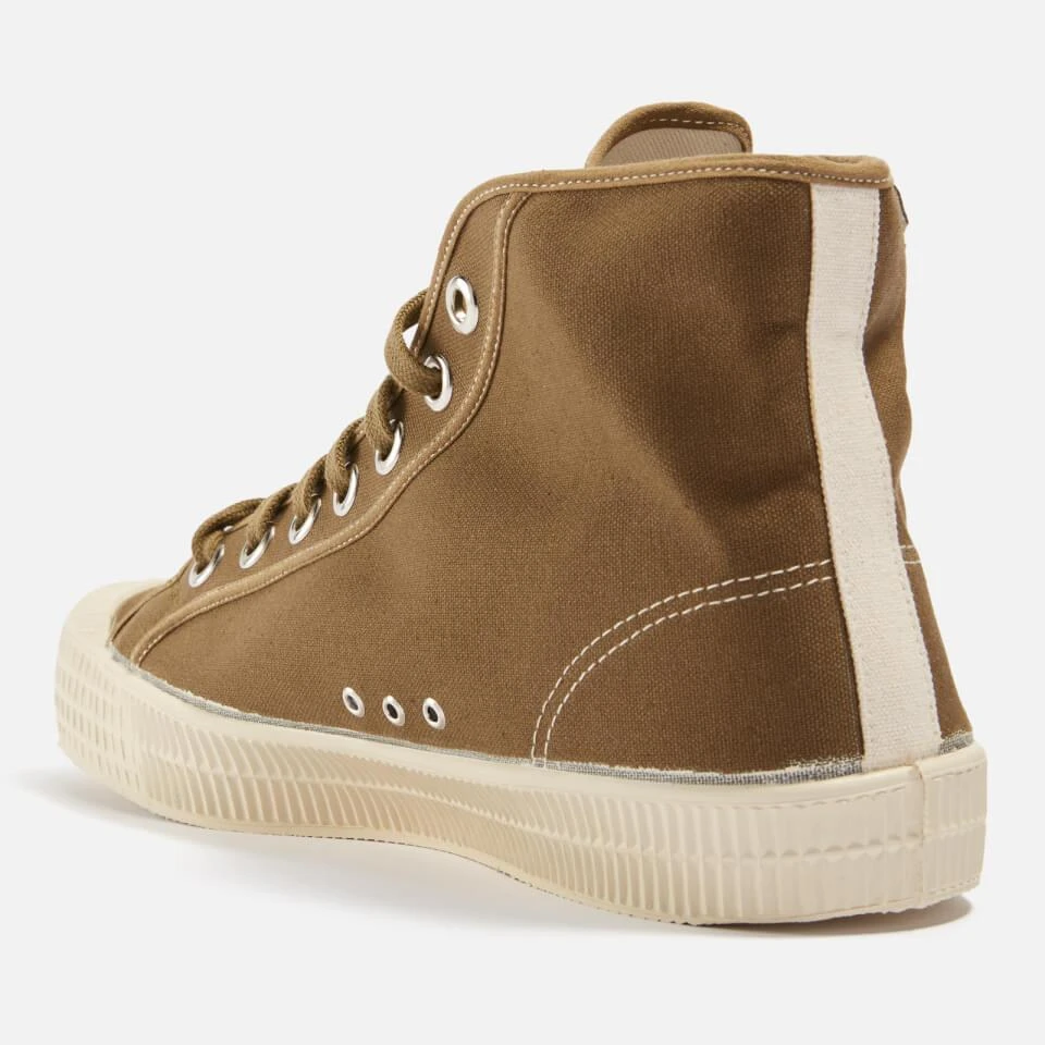 Novesta NOVESTA STAR DRIBBLE CANVAS HI-TOP TRAINERS 2