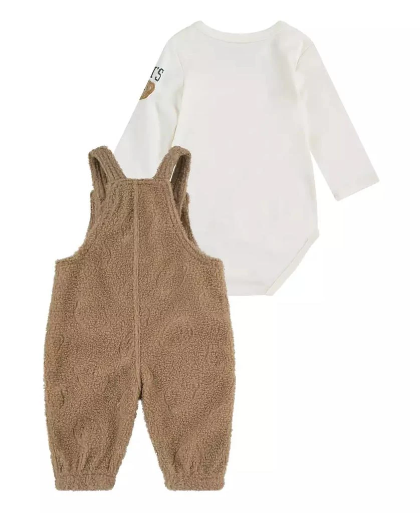 Levi's Baby Boys Deboss Overall and Bodysuit, 2-Piece Set 2
