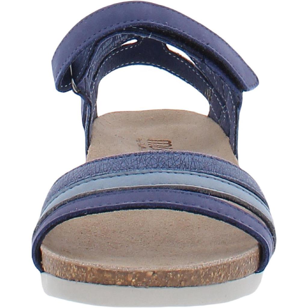 Munro Summer Womens Leather Shimmer Footbed Sandals