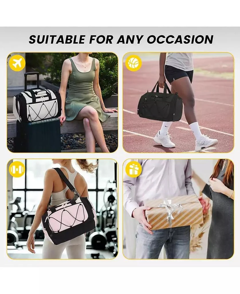 Urtala Roomy Gym Bag for Men - 21 Inches Duffle Bag with Shoe Compartment, Lightweight Travel Bag for Sports, Gym & Weekend Trips 7