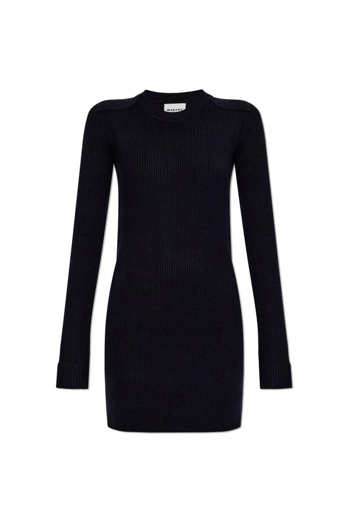 Isabel Marant Étoile Isabel Marant Étoile Garner Long-Sleeved Knitted Mini Dress 1