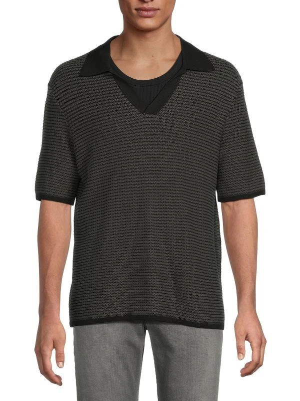 Rag & Bone Hayes Knit Polo Shirt 1