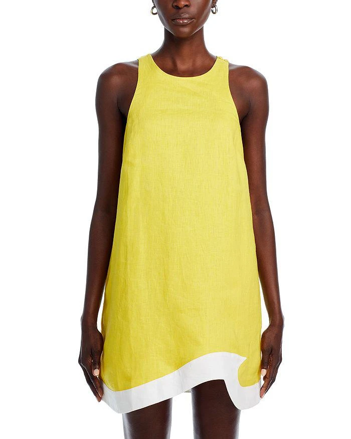 Staud Allori Linen Mini Dress 7