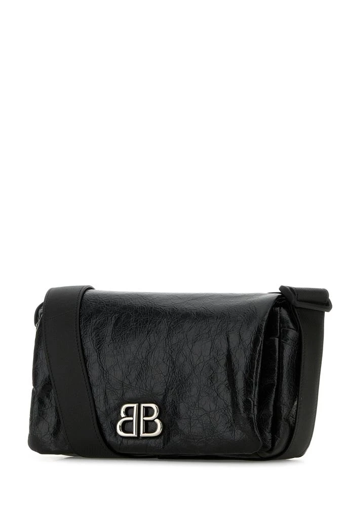 Balenciaga Black leather small Monaco crossbody bag 2