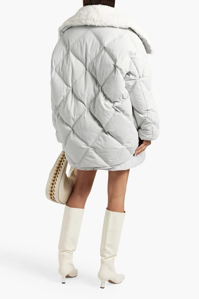 IENKI IENKI Queen J faux shearling-trimmed quilted shell down jacket 3
