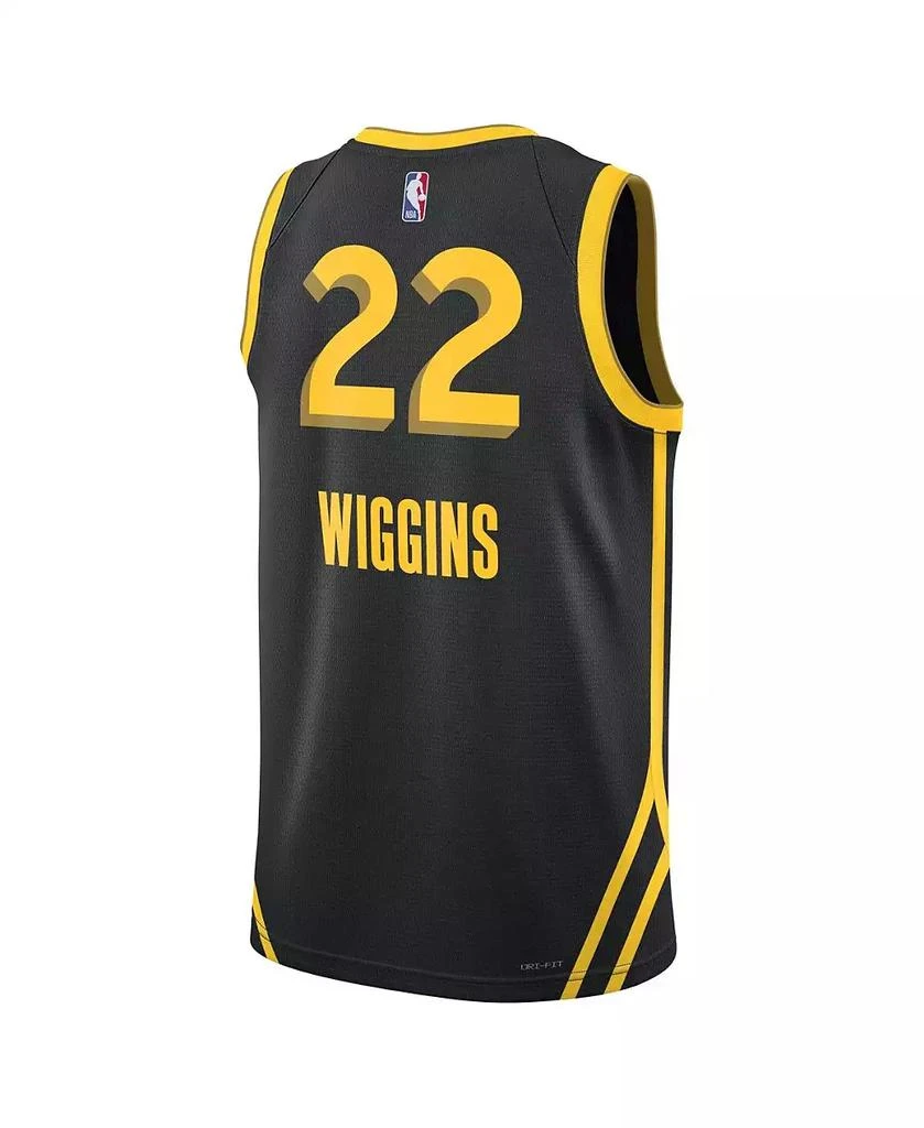 NIKE Men's and Women's Andrew Wiggins Black Golden State Warriors 2023/24 Swingman Jersey - City Edition 2