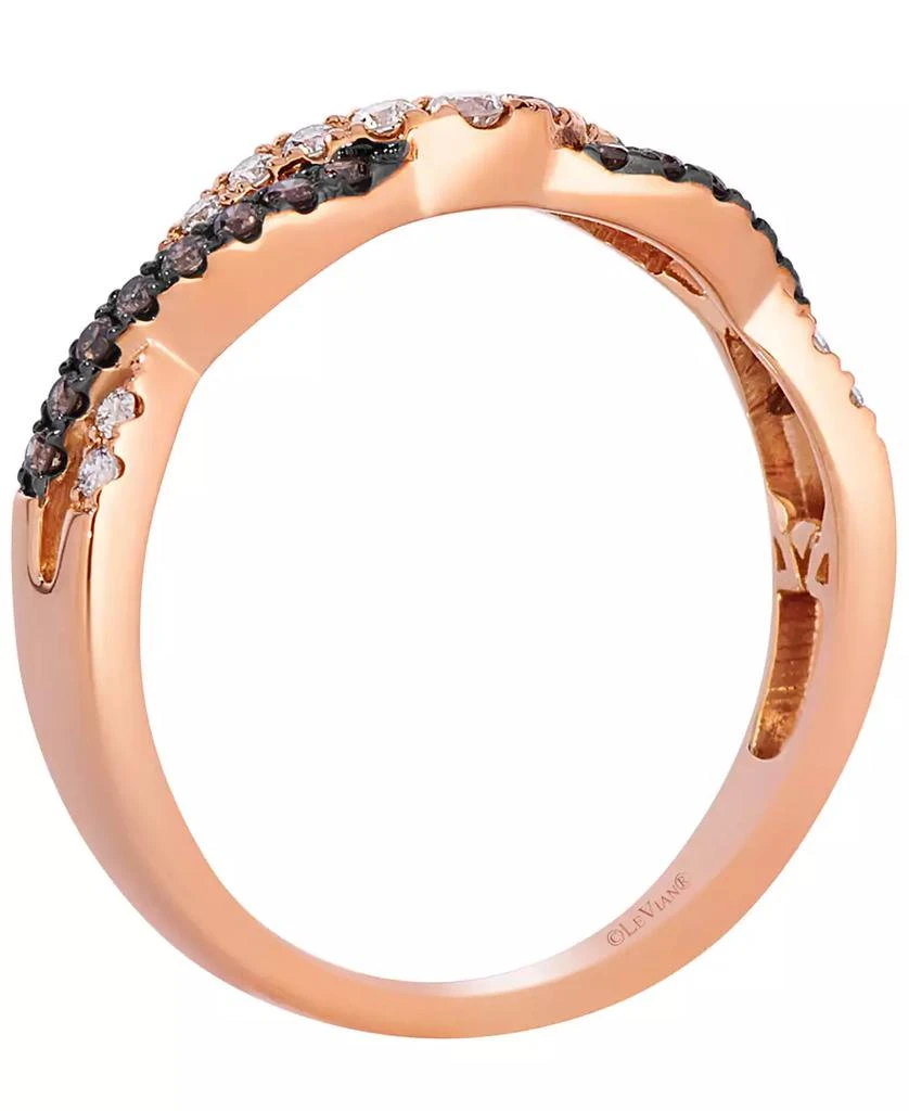 Le Vian Nude Diamond (0.15 ct. t.w.) 
Chocolate Diamond (0.12 ct. t.w.) Ring in 14k Strawberry Gold 2
