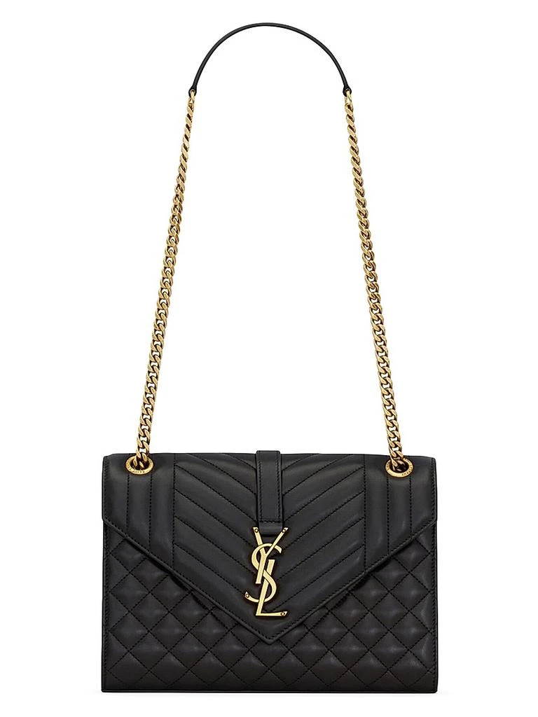 Envelope Medium Shoulder Bag in Matelassé Lambskin