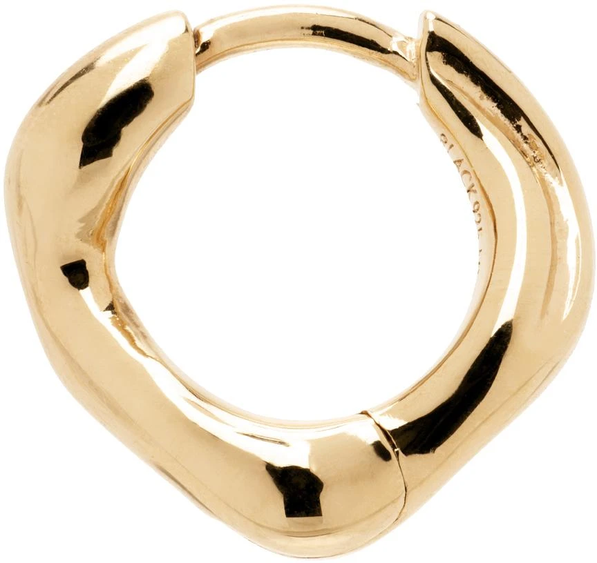 Maria Black Gold Anil 8mm Huggie Single Earring 1