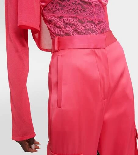 Versace Satin cargo pants 4