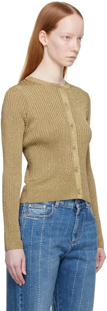 Stella McCartney Gold Sparkle Cardigan 2
