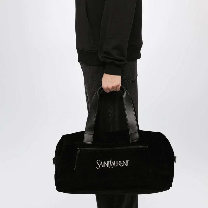 Yves Saint Laurent Black duffle bag with logo 2