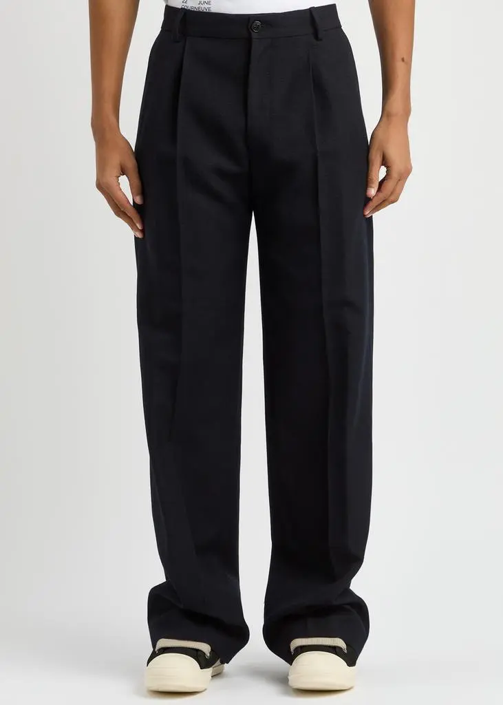 Dries Van Noten Penrud straight-leg wool-blend trousers 2