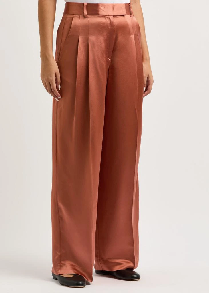 BY MALENE BIRGER Cymbaria wide-leg satin trousers 2
