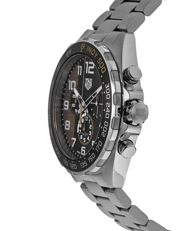 TAG Heuer Tag Heuer Formula 1 Indy 500 Chronograph Quartz Black Dial Steel Men's Watch CAZ101AU.BA0842 3