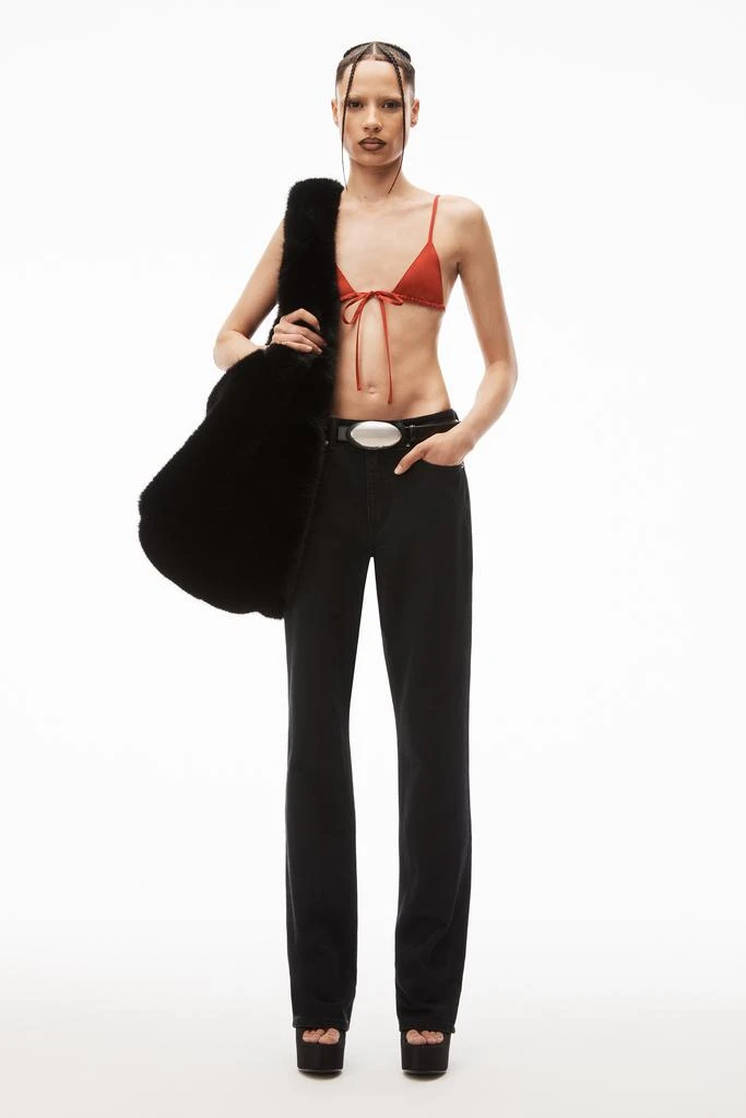 Alexander Wang fly high-rise stacked jeans 1