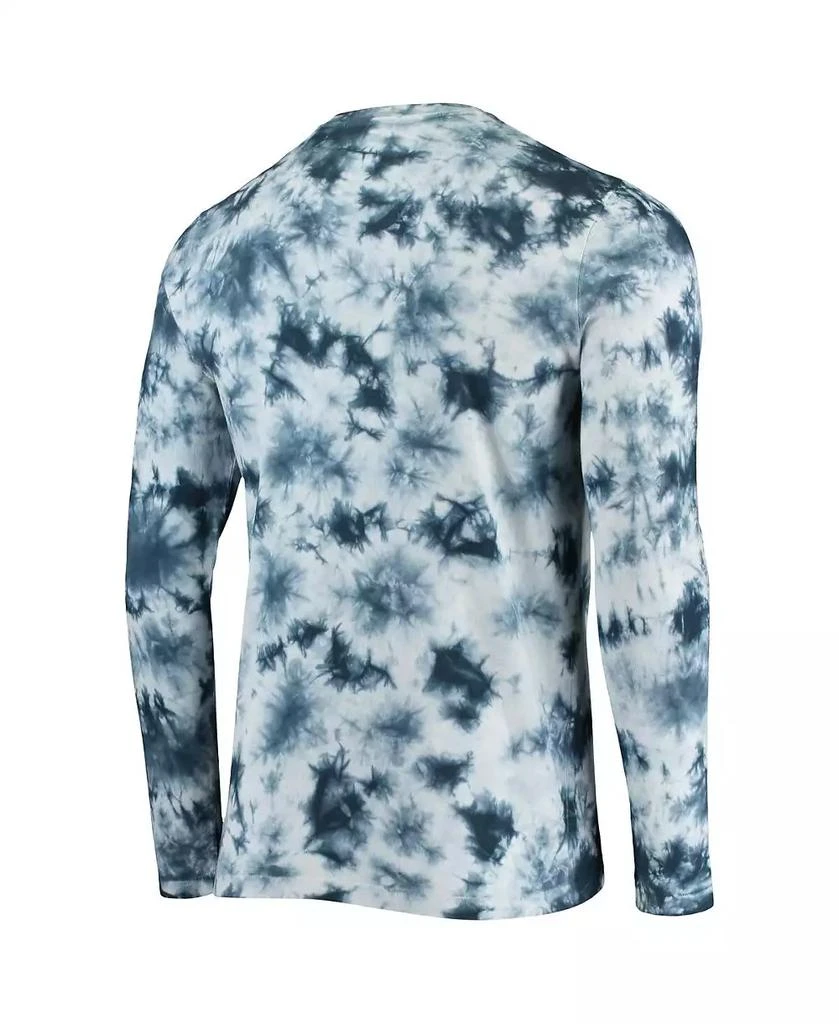 New Era Men's Navy Chicago Bears Tie-Dye Long Sleeve T-shirt 2