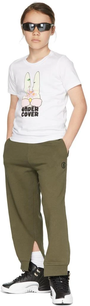 UNDERCOVER Kids White Bunny T-Shirt 1