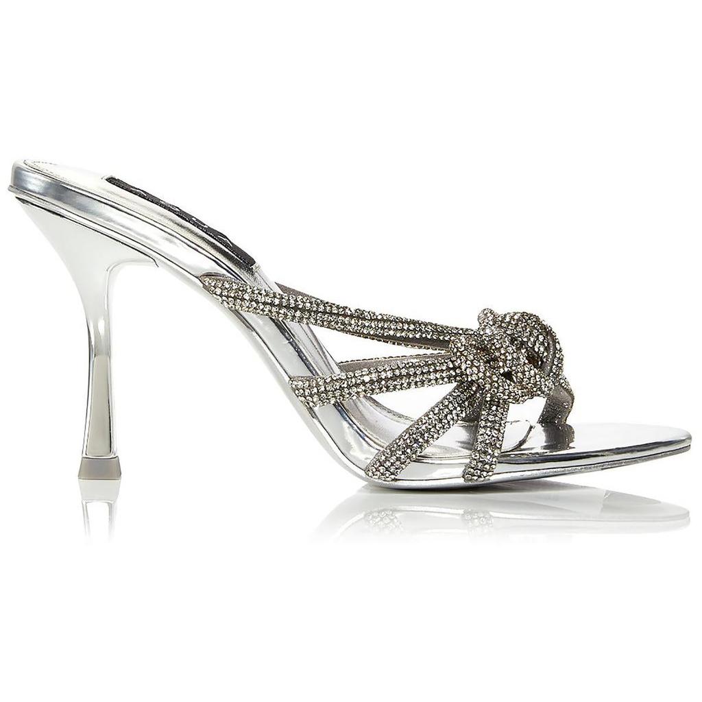 Aqua Alice  Womens Slip on Knot Front Heels