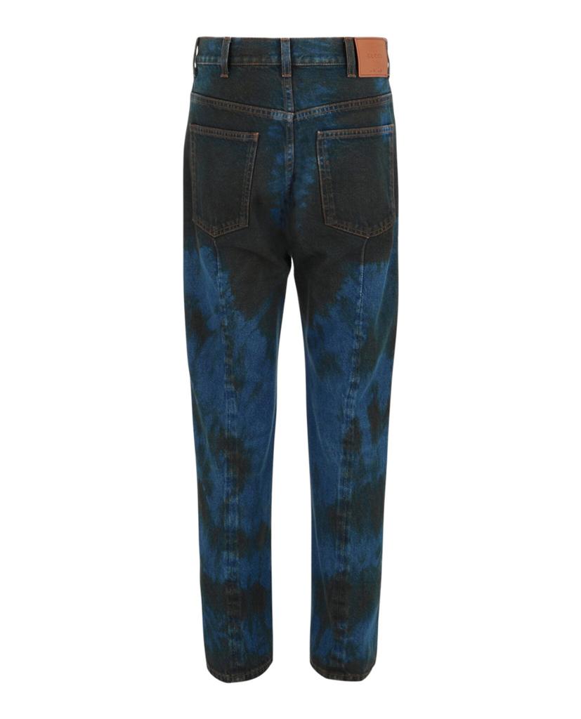 Gucci Distressed Tapered-Leg Jeans