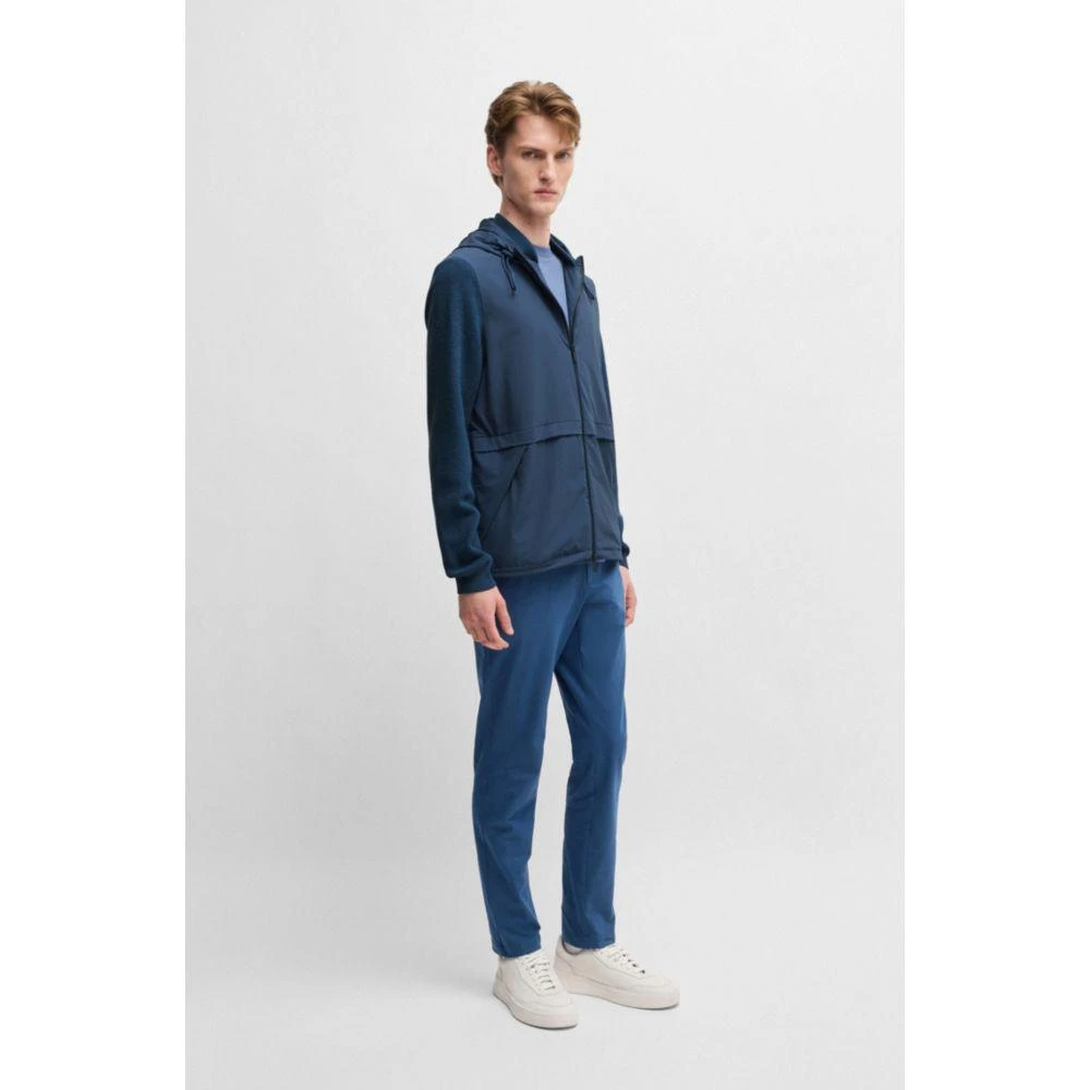 Hugo Boss Softshell jacket with knitted details 2