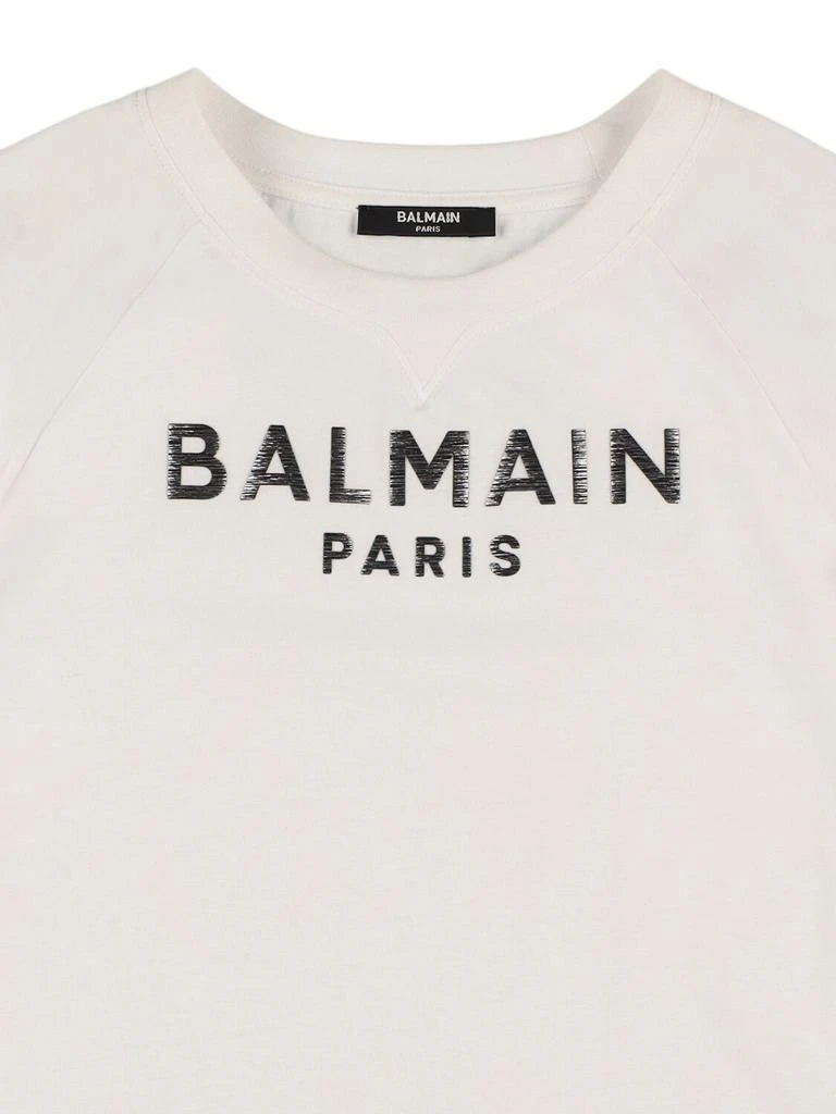 BALMAIN Cotton Jersey T-shirt W/ Logo 1