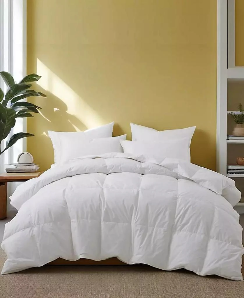 UNIKOME Cotton Medium Warmth Goose Feather Fiber Comforter