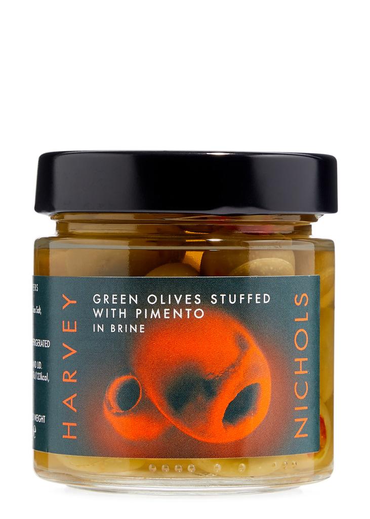 Harvey Nichols Green Olives with Pimento 230g