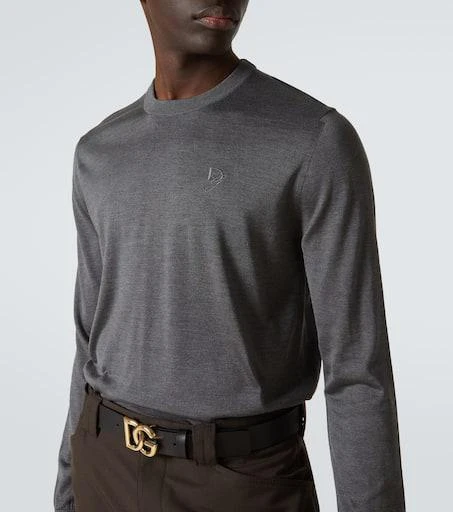 Dolce 
Gabbana Logo silk sweater 5