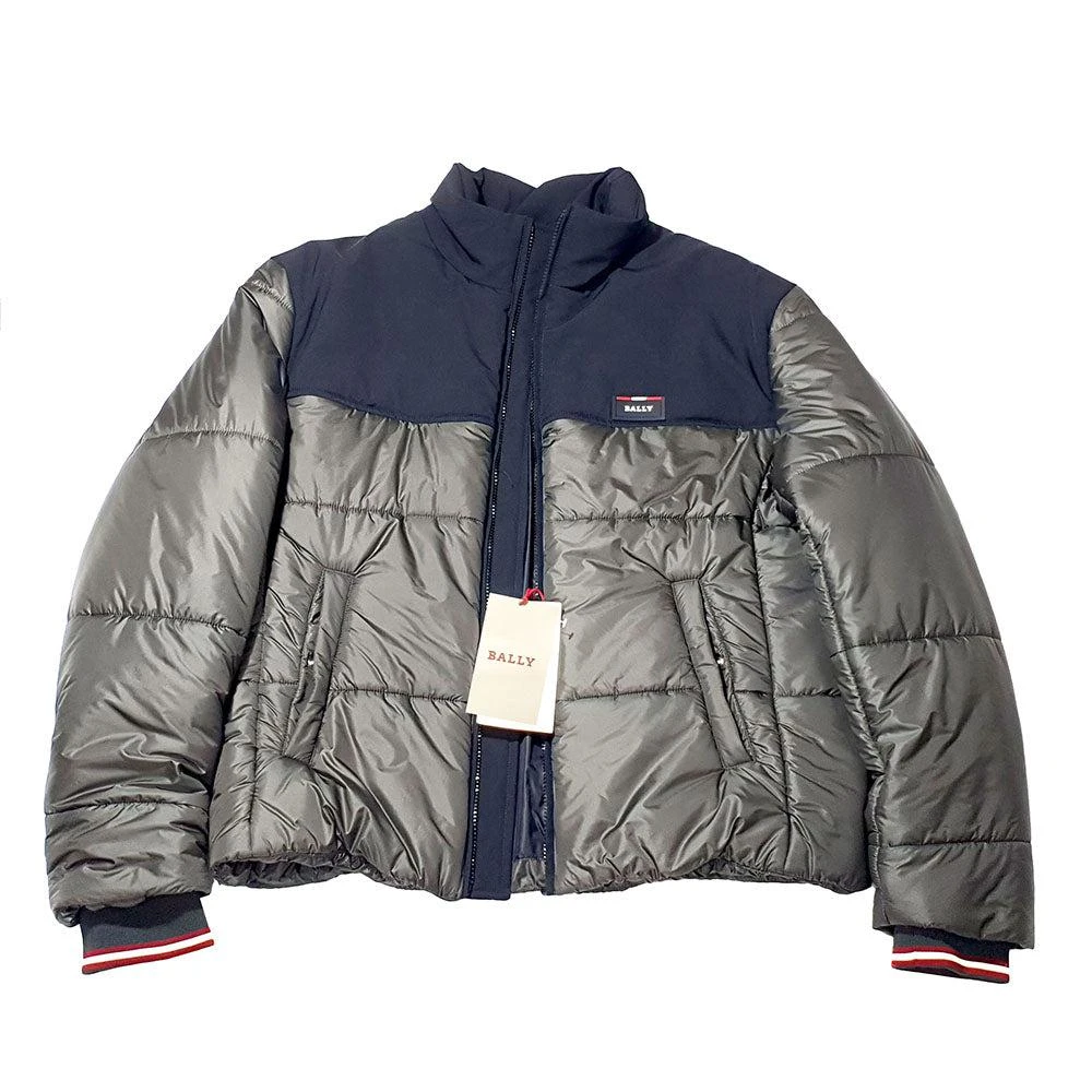 Bally 6240345 Forest Green Nylon Quilted Puffer Jacket 1