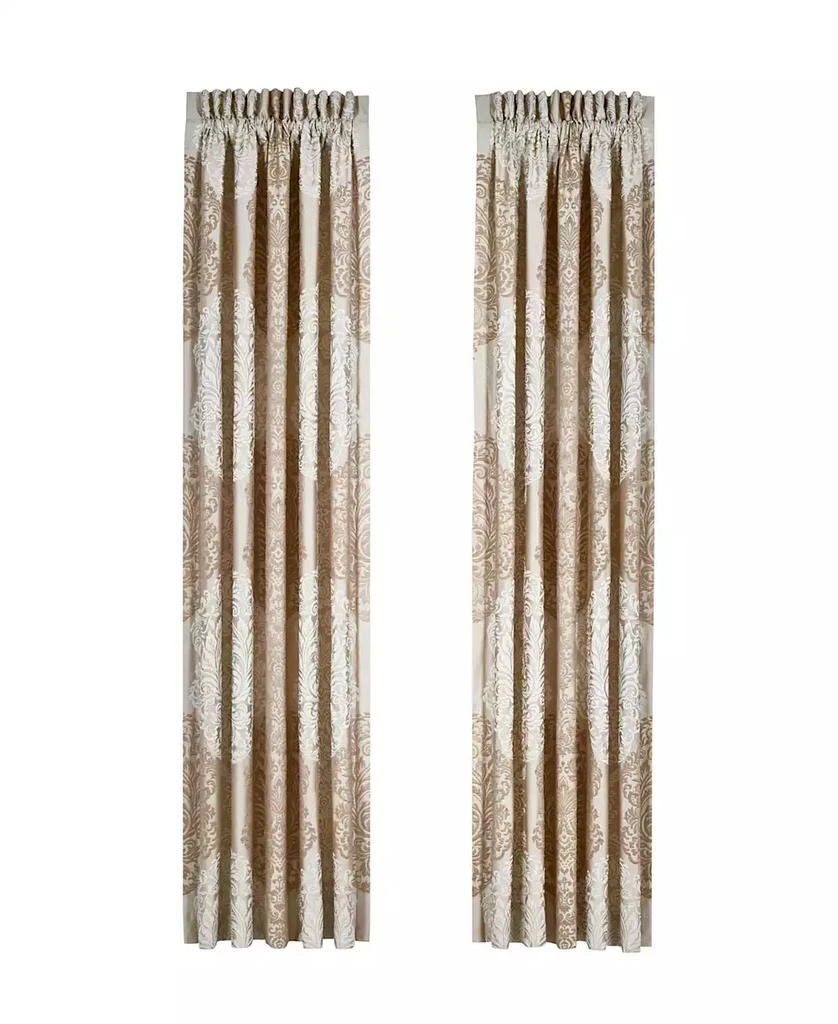 J Queen New York La Scala Waterfall Window Valance, 33" x 49" 2