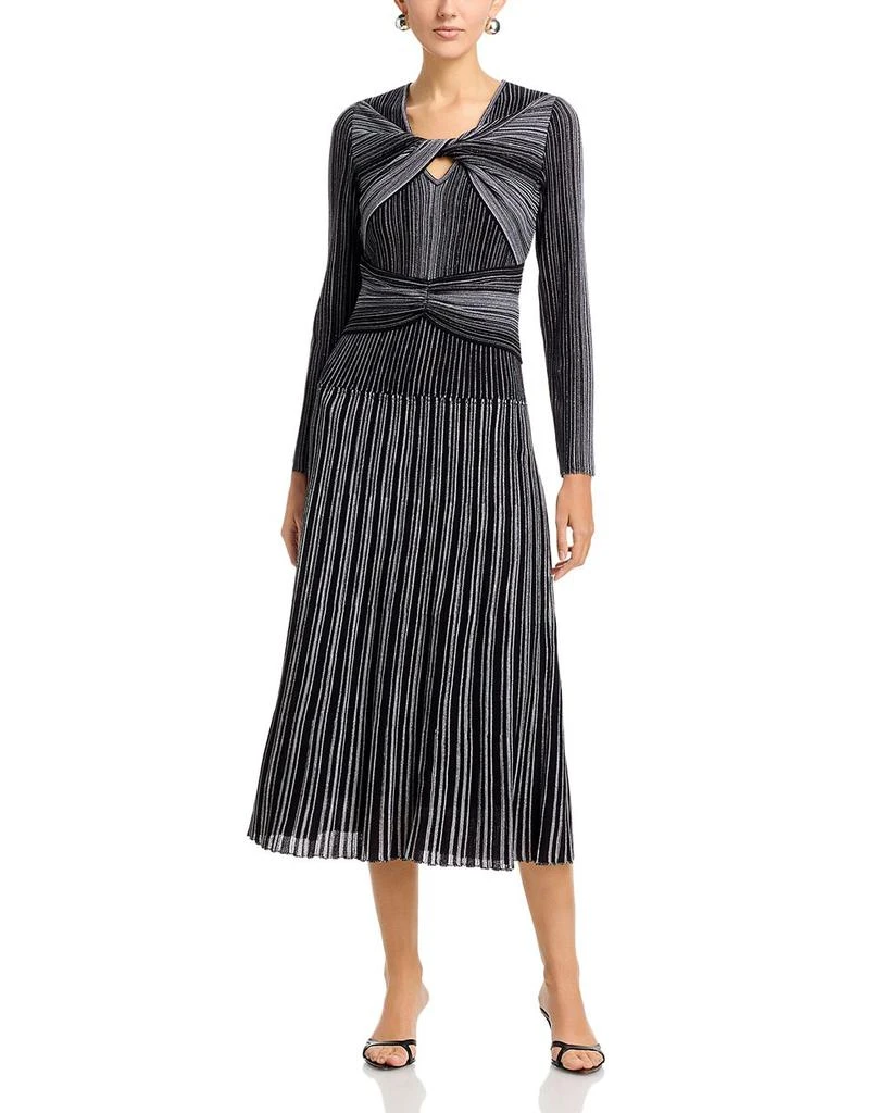 Misook Twist Front Knit Dress 1