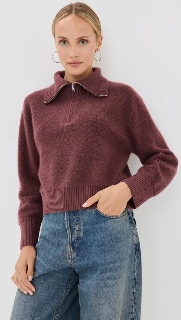 Sablyn Tinsley Cashmere Half Zip Pullover 6