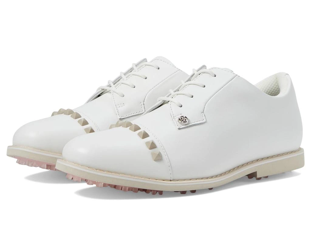 GFORE Gallivanter Pebble Leather Stud Cap Toe Golf Shoes 1