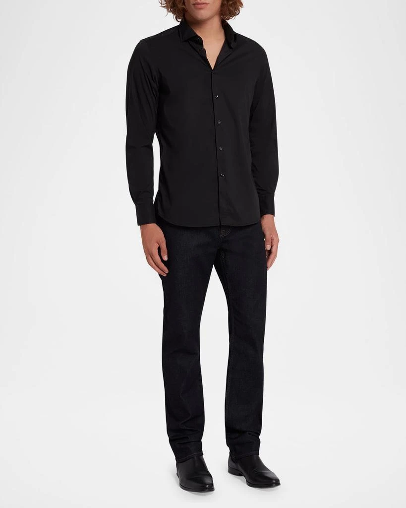 7 For All Mankind Men
s Luxe Performance Straight-Leg Jeans 4