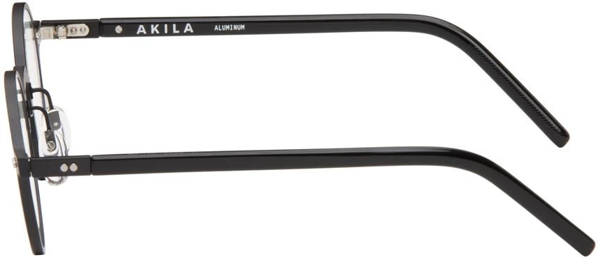 Akila Black Oriel Glasses 3