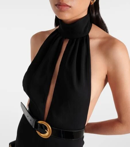 Tom Ford Halterneck sable jumpsuit 4