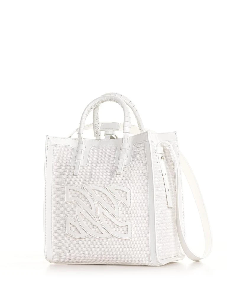 CASADEI Casadei Baurivage Woven Top Handle Bag 3